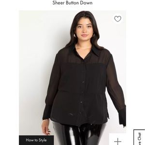 Plus-size blouse from ELOQUII
